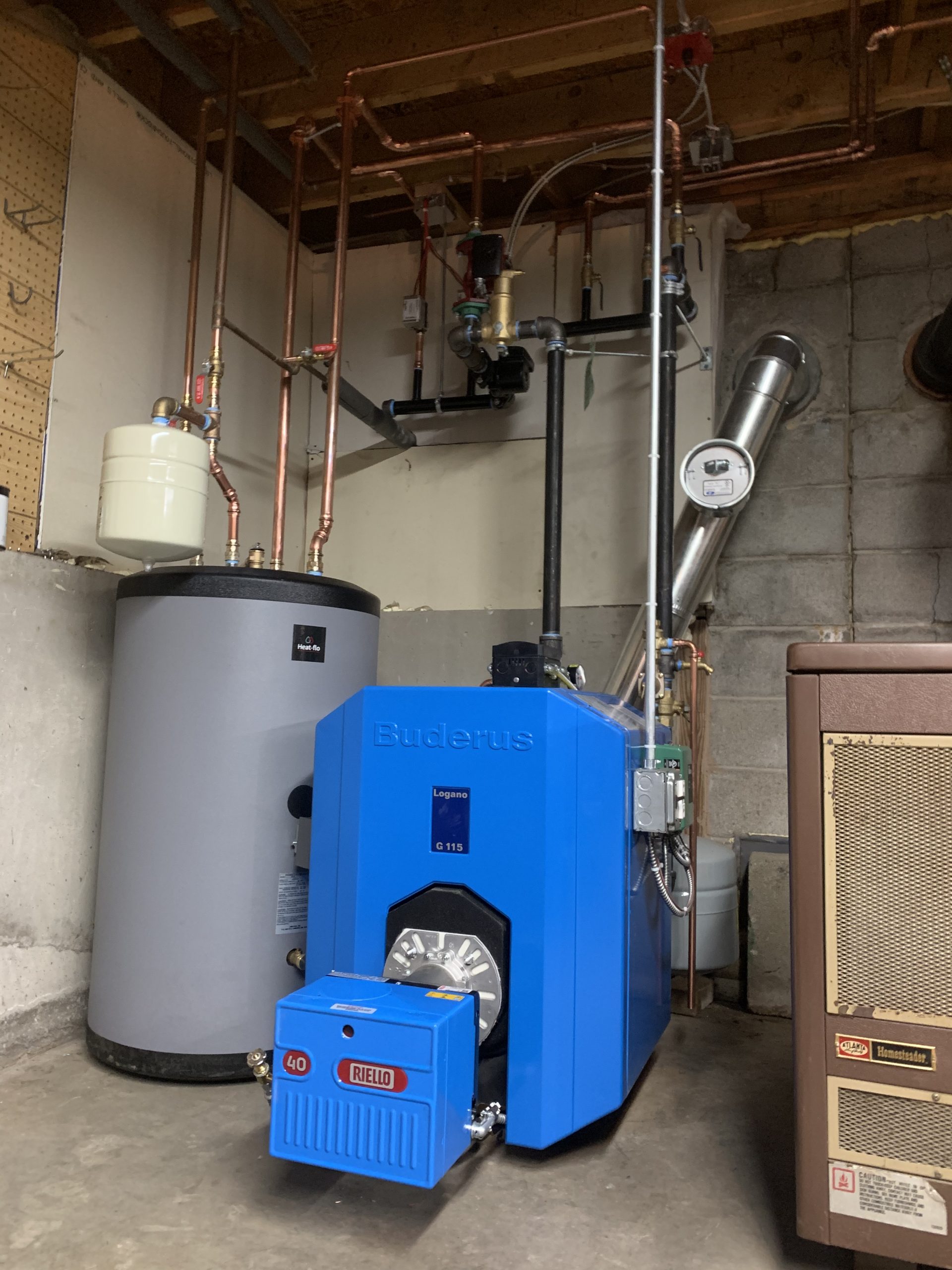 Buderus Boiler with Indirect Water Heater - West Side Oil